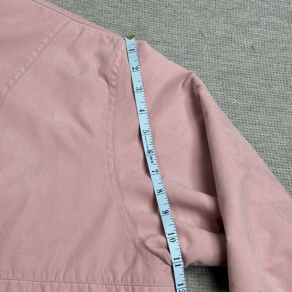 Cabelas Womens Lavender Windbreaker Jacket Vented Back High Neck Snap Zip XL Reg - Picture 14 of 16